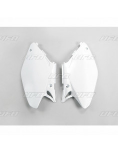 Plaques latérales UFO blanc Honda CR125R/250R