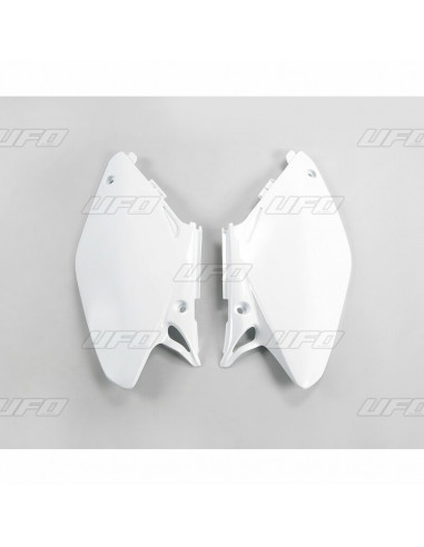 Plaques latérales UFO blanc Honda CR125R/250R