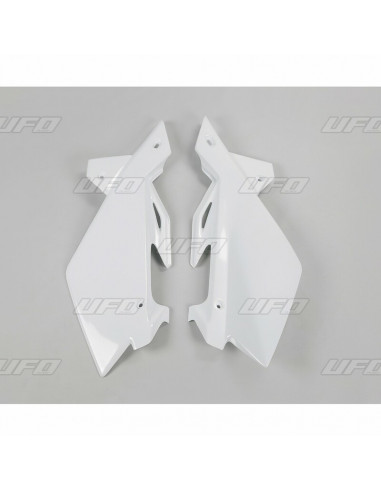 Plaques latérales UFO blanc Husqvarna