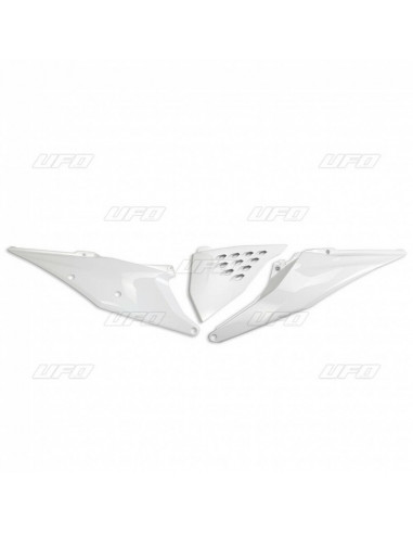 Plaques latérales UFO blanc KTM SX/SX-F