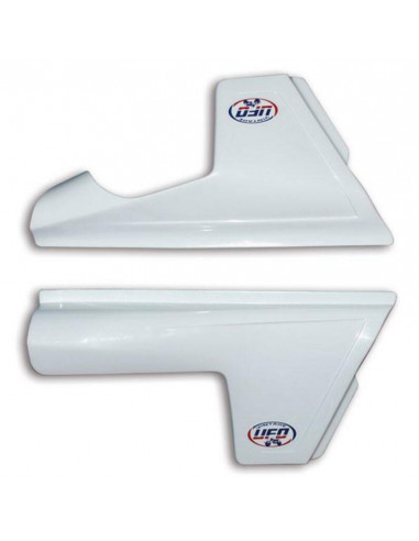 Plaques latérales UFO blanc KTM
