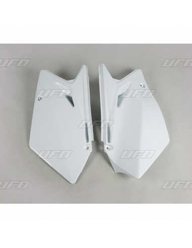 Plaques latérales UFO blanc Suzuki RM-Z450