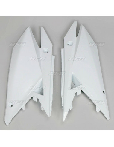 Plaques latérales UFO blanc Suzuki RM-Z450