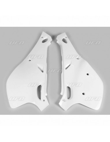 Plaques latérales UFO blanc Yamaha