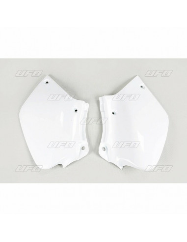 Plaques latérales UFO blanc Honda XR250R/400R