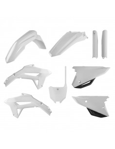 Kit plastiques POLISPORT blanc Honda CRF450R