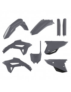 Kit plastiques POLISPORT gris nardo Honda CRF450R