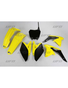 Kit plastique UFO couleur origine jaune/noir Suzuki RM-Z250