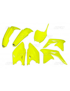 Kit plastique UFO jaune fluo Suzuki RM-Z250