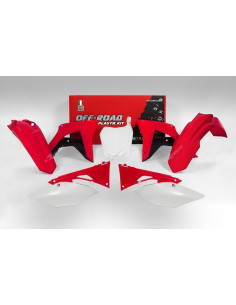 Kit plastique RACETECH couleur origine (2017) rouge/noir/blanc Honda CRF450R
