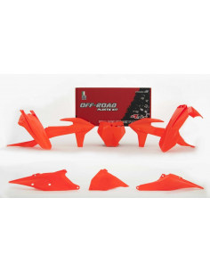 Kit plastique RACETECH orange fluo KTM SX/SX-F