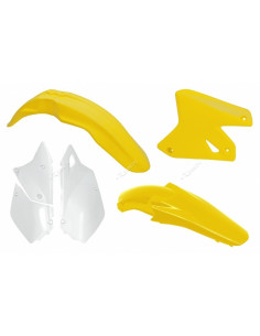 Kit plastique RACETECH couleur origine jaune/blanc Suzuki DR-Z400