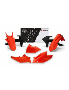 Kit plastique RACETECH couleur origine (2018) rouge/blanc/noir KTM