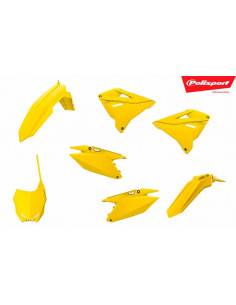 Kit plastique POLISPORT Restyle 2019 jaune Suzuki RM125/250