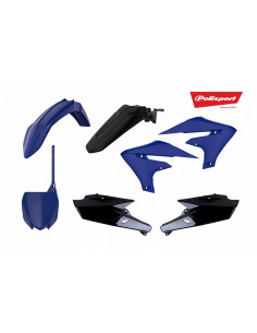 Kit plastiques POLISPORT bleu/noir Yamaha YZ250/450F
