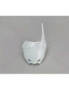Plaque numéro frontale UFO blanc Suzuki RM-Z250/450