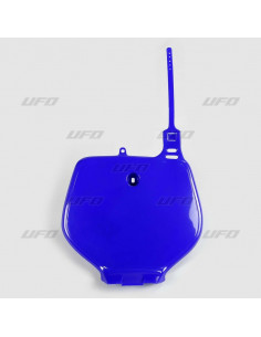 Plaque numéro frontale UFO bleu Yamaha YZ125/250