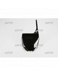 Plaque numéro frontale UFO noir Yamaha YZ125/250