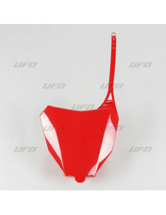 Plaque numéro frontale UFO rouge Honda CRF450R/RX