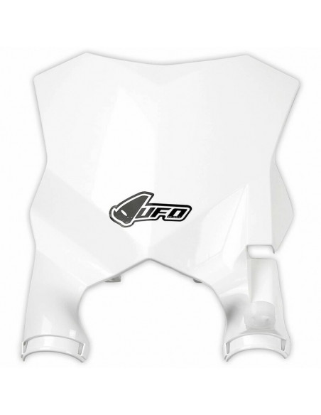 Plaque numéro frontale UFO Stadium blanc Kawasaki KX250F/450F