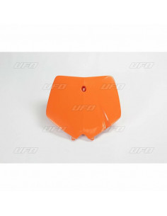 Plaque numéro frontale UFO orange KTM