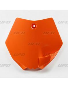 Plaque numéro frontale UFO orange KTM SX65