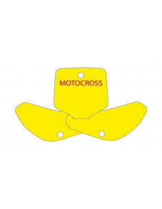 Fonds de plaque BLACKBIRD jaune KTM EXC