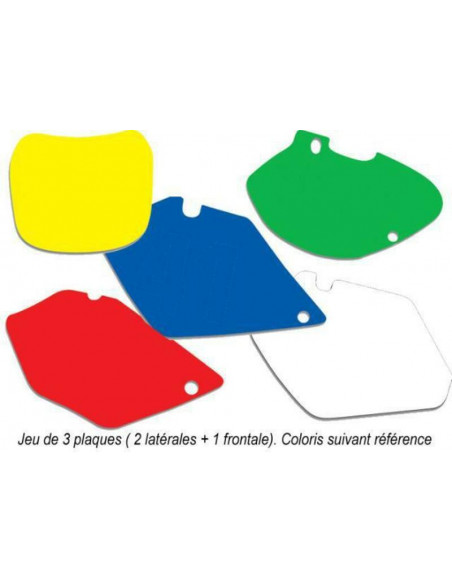 Fonds de plaque BLACKBIRD blanc Suzuki RM-Z450