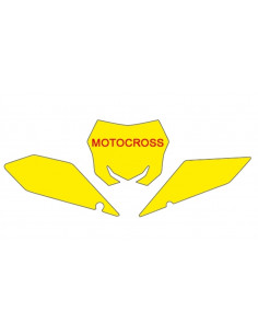 Fonds de plaque BLACKBIRD noir Suzuki RM-Z450 2