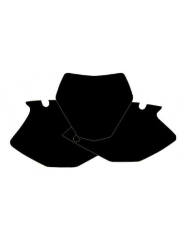 Fonds de plaque BLACKBIRD noir Yamaha YZF250