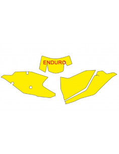 Fonds de plaque BLACKBIRD noir KTM EXC/EXC-F 2