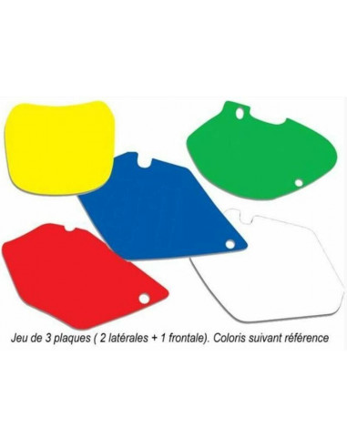 Fonds de plaque BLACKBIRD noir KTM SX65