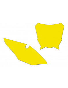 Fonds de plaque BLACKBIRD jaune Honda CRF450R