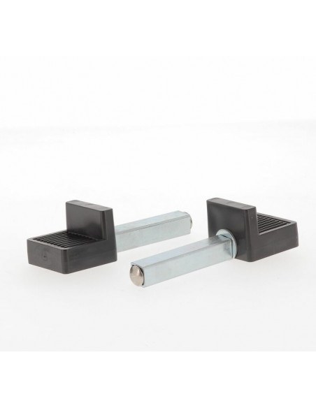 Béquille arrière BIHR Home Track supports en "L" noir mat roues noir