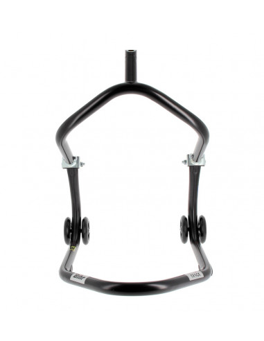 Béquille avant sous té BIHR Home Track noir mat roues noir