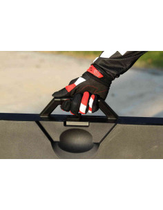 Tapis récupérateur pliable POLISPORT Bike Mat noir 2