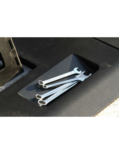 Tapis récupérateur pliable POLISPORT Bike Mat noir