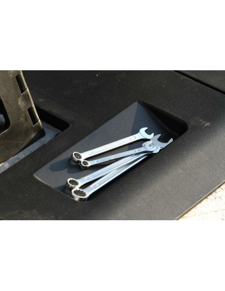 Tapis récupérateur pliable POLISPORT Bike Mat noir