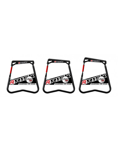 Lève moto RISK RACING A.T.S. inclinaison réglable avec plaque aimantée