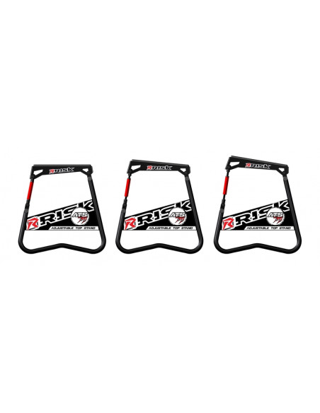 Lève moto RISK RACING A.T.S. inclinaison réglable avec plaque aimantée