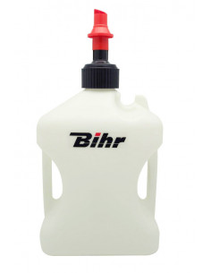 Bidon d'essence BIHR Home Track homologué TÜV blanc 20L