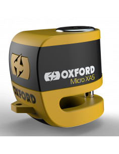 Bloque-disque OXFORD XA5 Alarm - jaune & noir