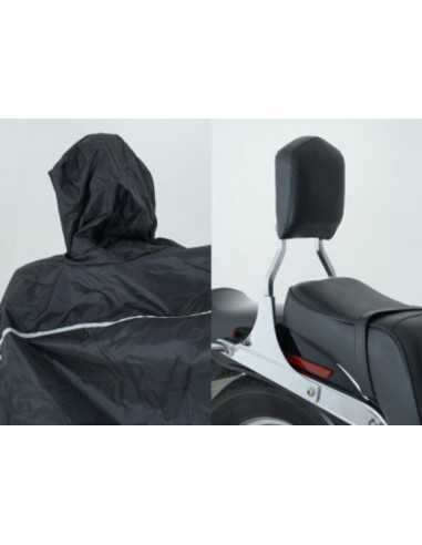 Housse moto R&G RACING Cruiser extérieure noir