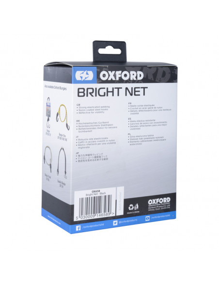 Filet réfléchissant OXFORD Cargo Net noir