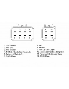 Boîtier CDI TECNIUM Yamaha YFZ450 2