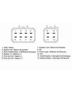 Boîtier CDI TECNIUM Yamaha YFM350R Raptor 2