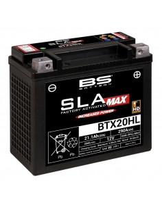 Batterie BS BATTERY SLA Max sans entretien activé usine - BTX20HL