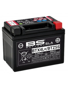 Batterie BS BATTERY SLA sans entretien activé usine - BTX4L+ / BTZ5S