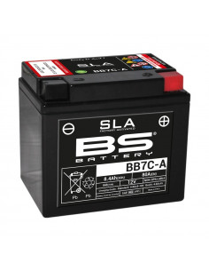 Batterie BS BATTERY SLA sans entretien activé usine - BB7C-A
