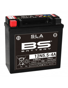 Batterie BS BATTERY SLA sans entretien activé usine - 12N5.5-4A/4B